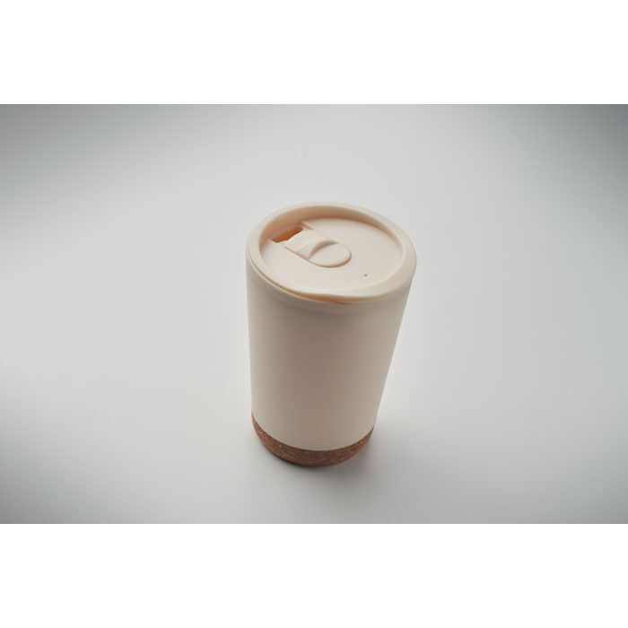 Doppelwandiger Becher 300 ml CO - beige-347