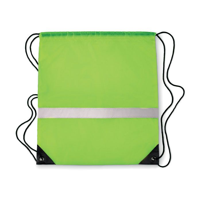 Beutel mit Kordelzug STRIPE - neon gelb-374