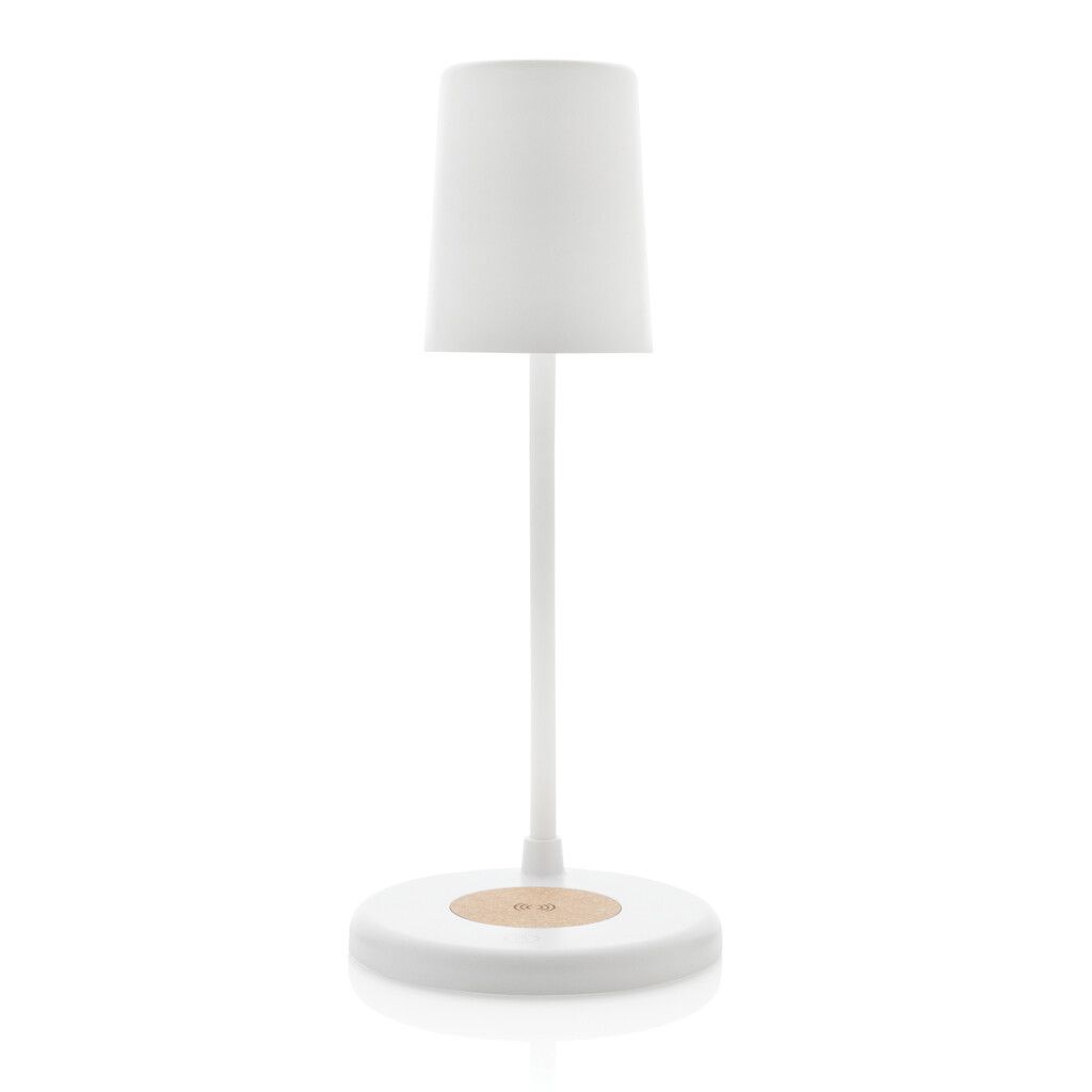 Zenara 15W Schreibtischlampe aus RCS rec. Plastik & Kork - weiß-628