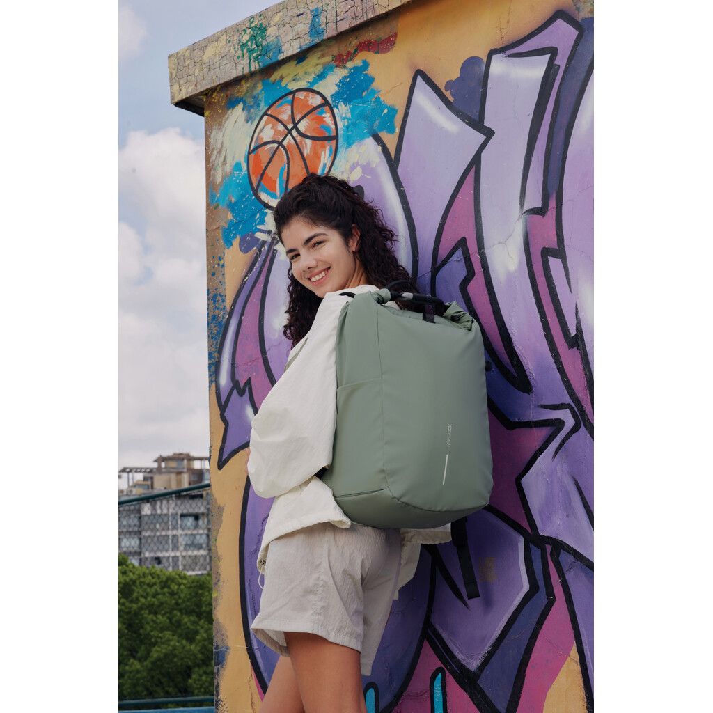 Urban wasserabweisender Anti-Diebstahl Rucksack - iceberg green-510