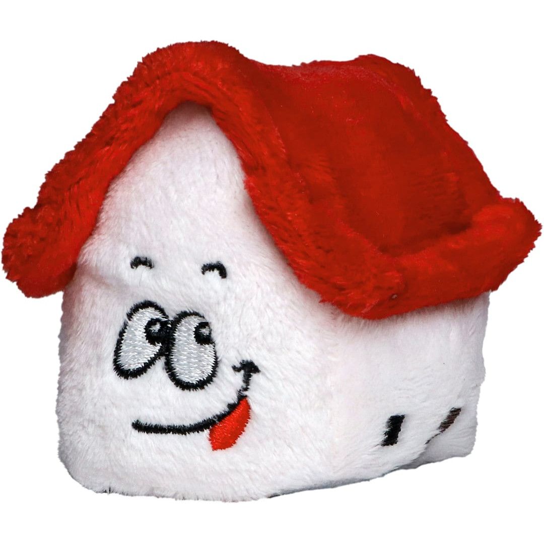 MiniFeet® Bildschirmreiniger Schmoozies® Haus - weiß - rot-72