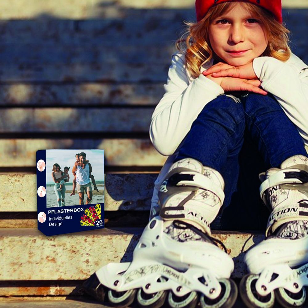 Pflasterschachtel mit Euroloch - mit 20 ACTIOMEDIC® Kinderpflastern-494