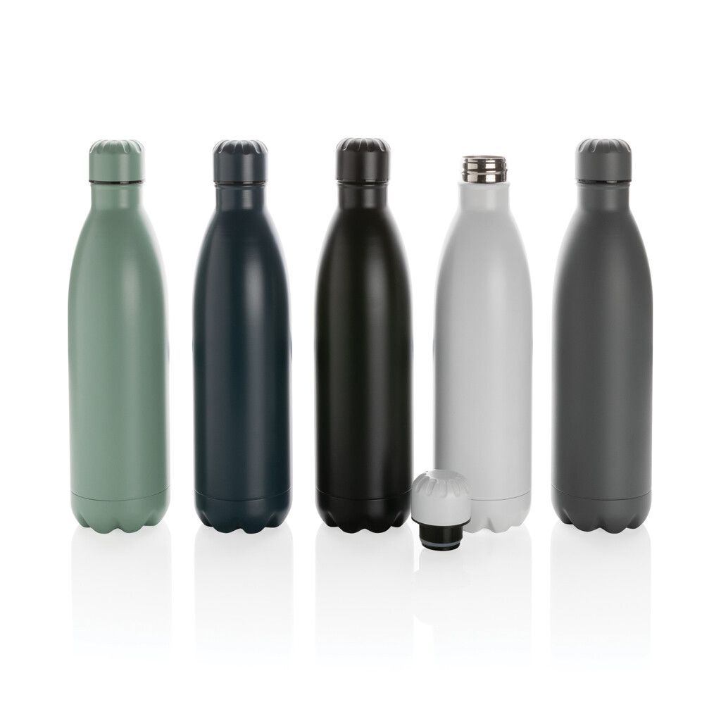 Solid Color Vakuum Stainless-Steel Flasche 750ml - grün-720