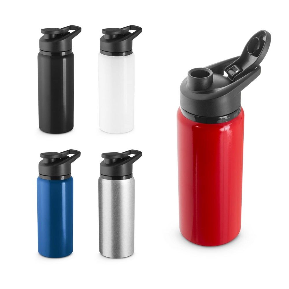SHAWN Sportflasche aus 100% recyceltem aluminium - schwarz-396