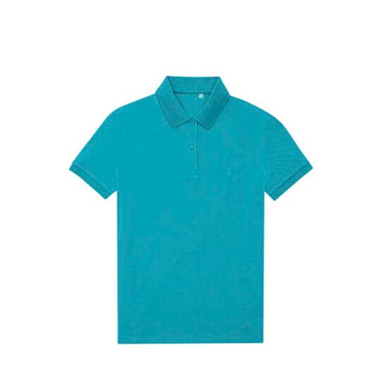 My Eco Polo 65/35 Women_° - pop turquoise - S-494