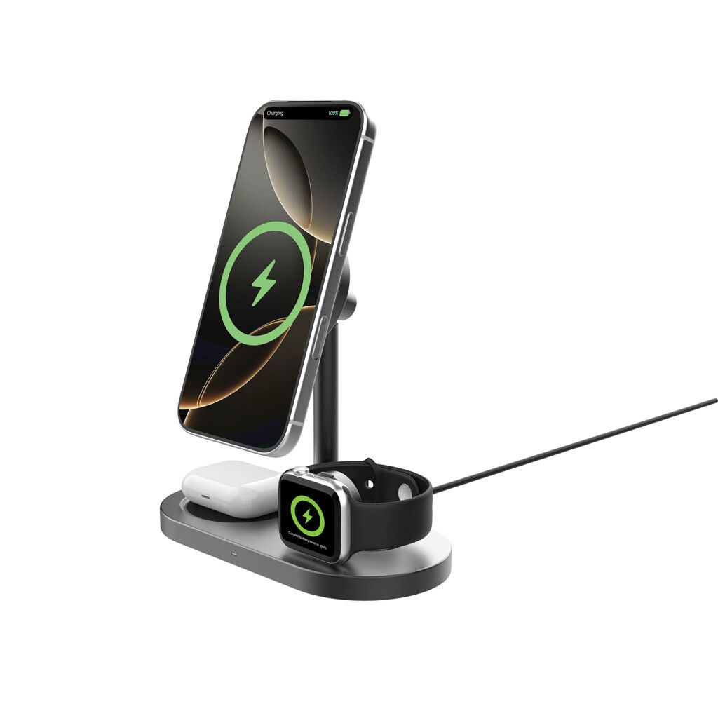 Quantum Ultra-Fast RCS 25W magnetischer Desk-Charger - grau-759