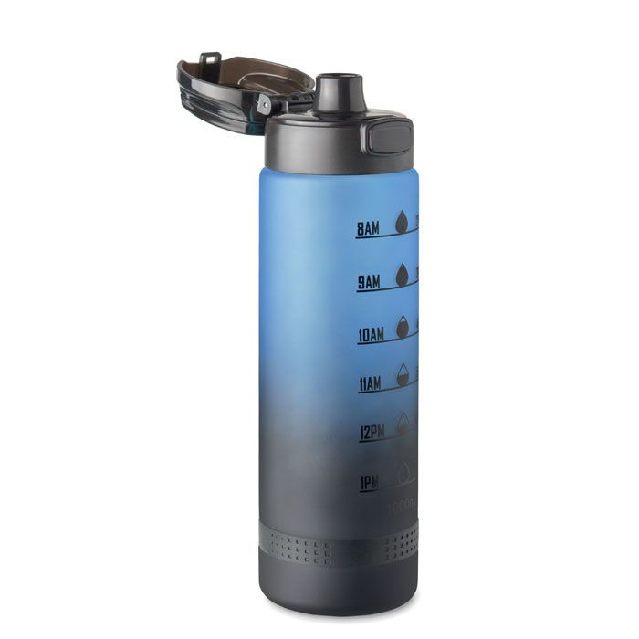 Sport-Trinkflasche RPET 1L LEVEL - blau-161