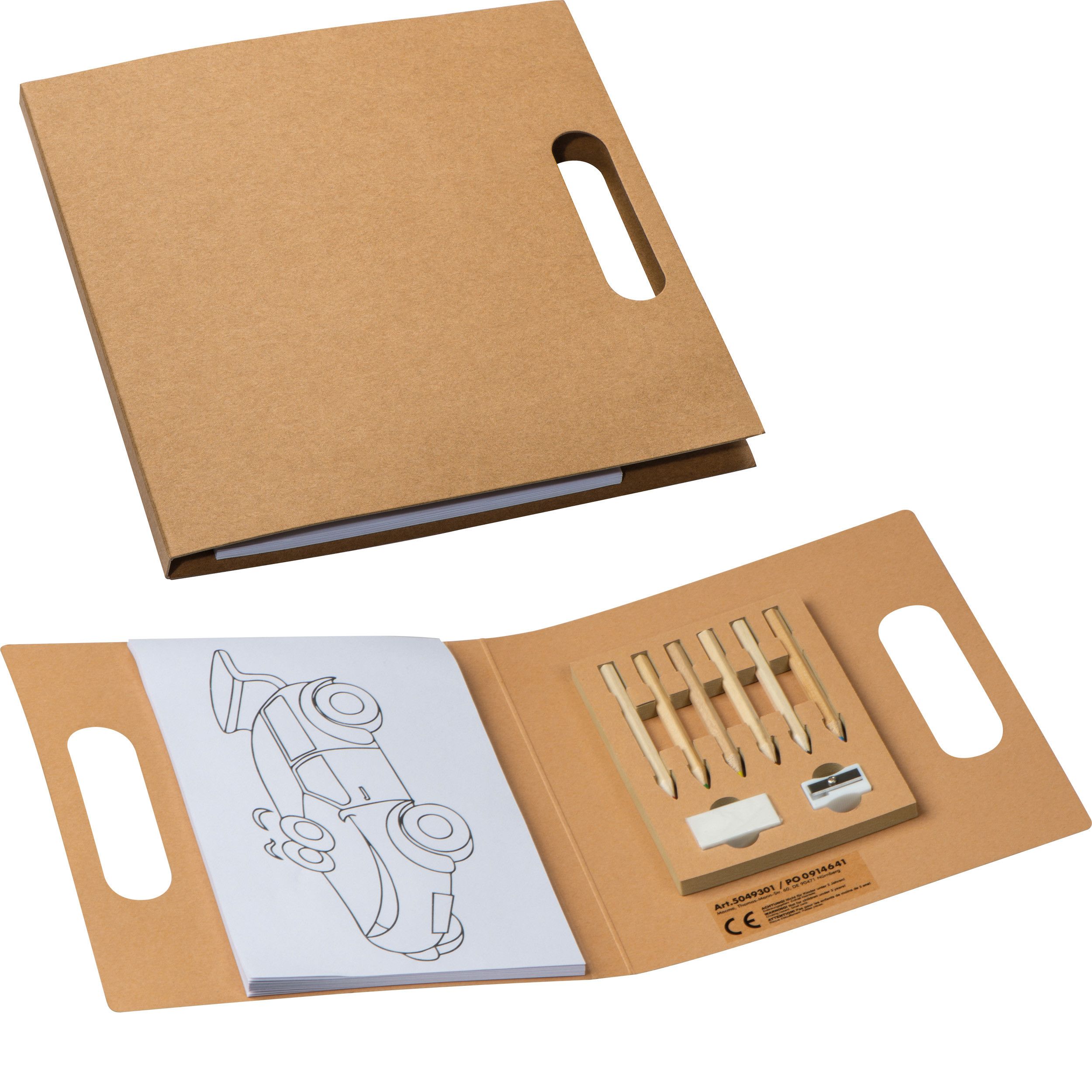 Malbuch Forio - braun-503