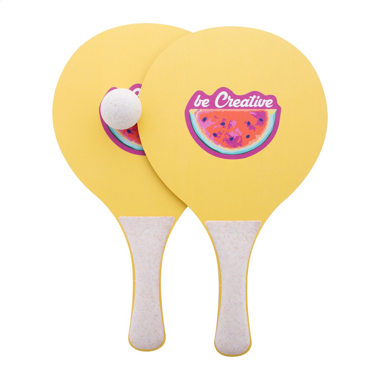 Individuelles Strandtennisset CreaShot - natur-471