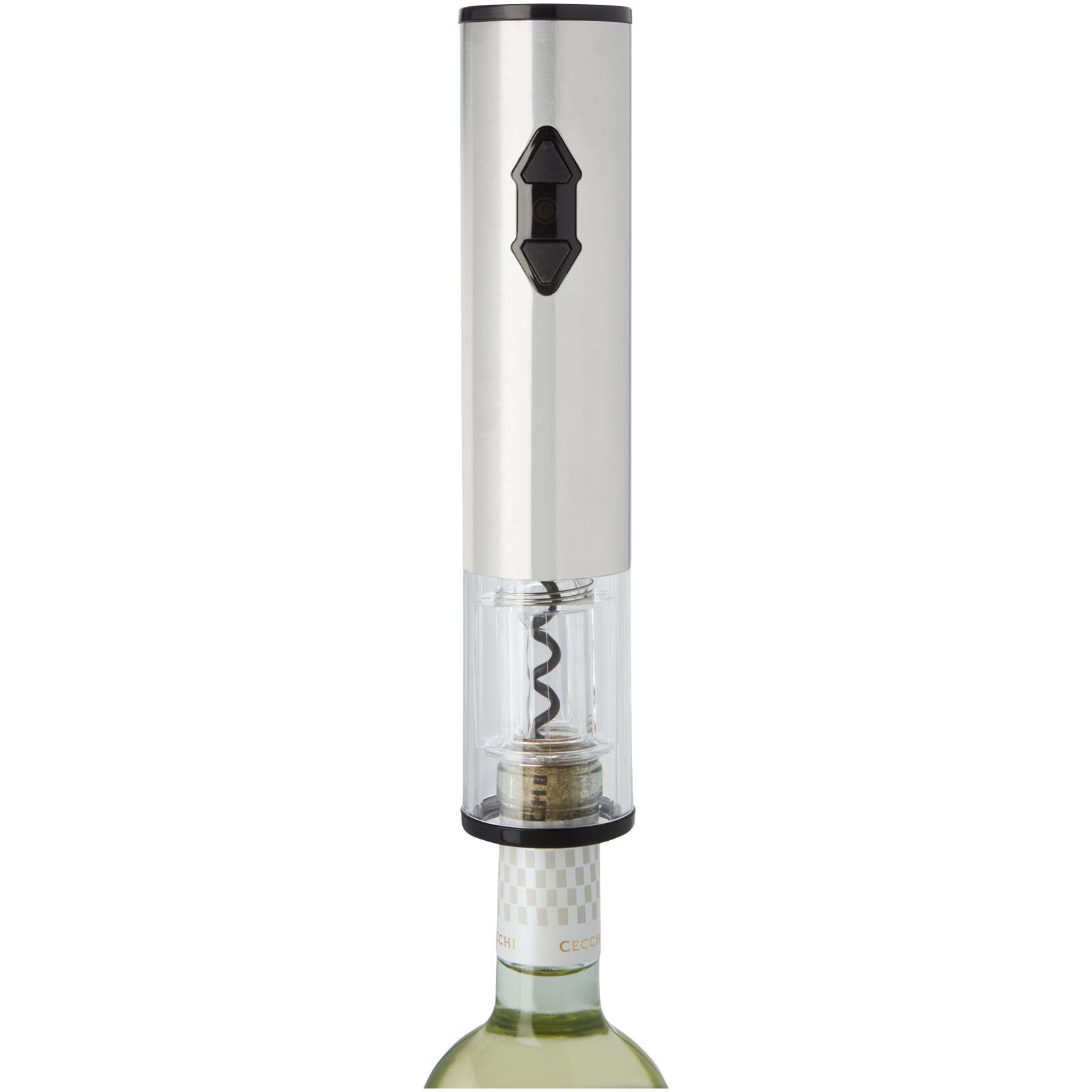 Pino elektrischer Korkenzieher mit Weinzubehör - silber-475