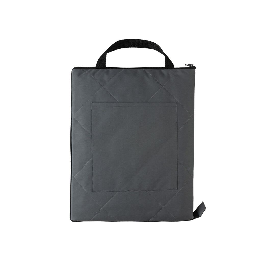 Impact Aware™ RPET faltbare, gesteppte Picknickdecke - anthrazit-212