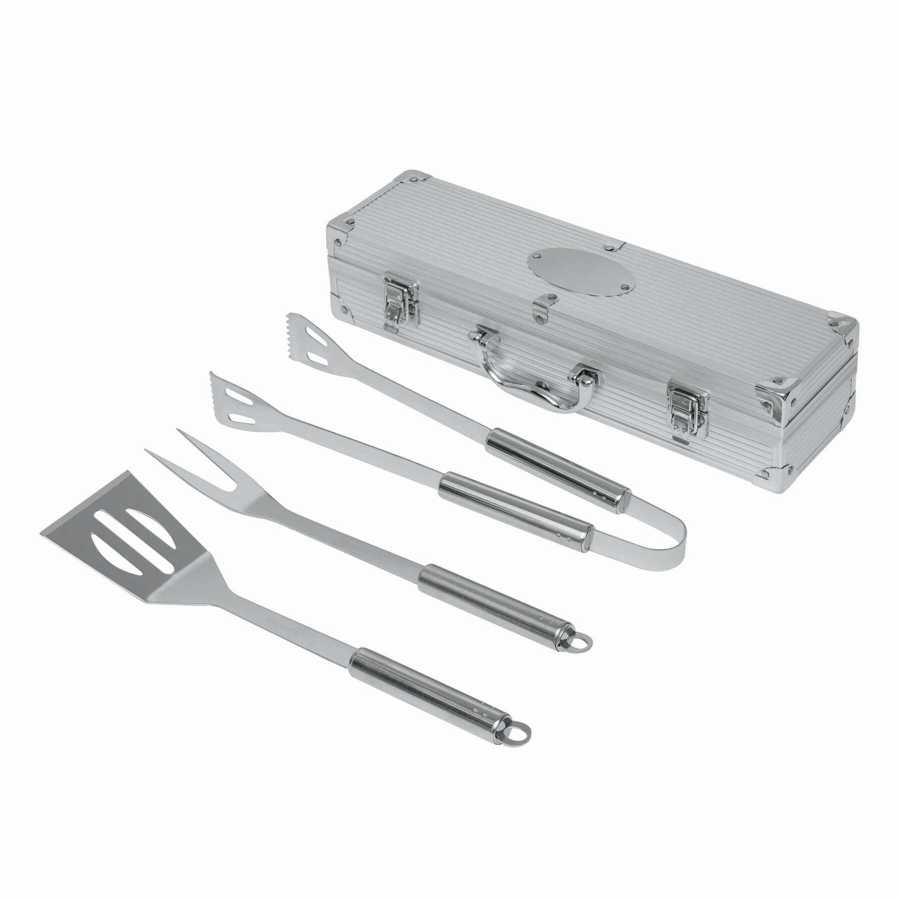 Edelstahl-Grillbesteck ROAST - silber-990