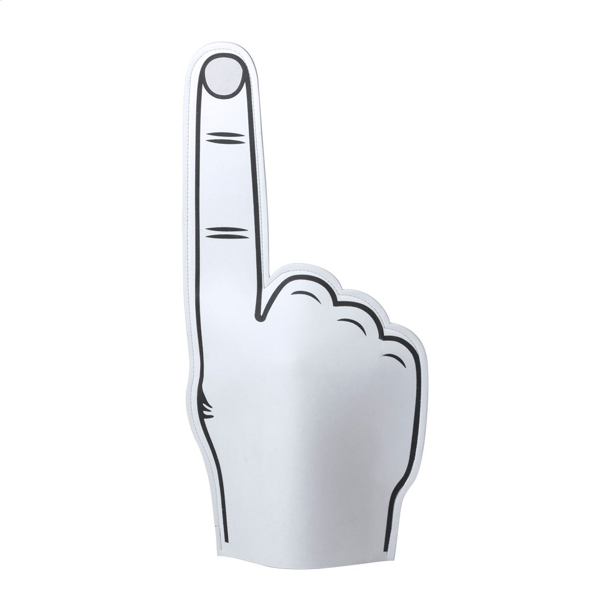 Fanly Schaumstoff-Hand - weiß-995