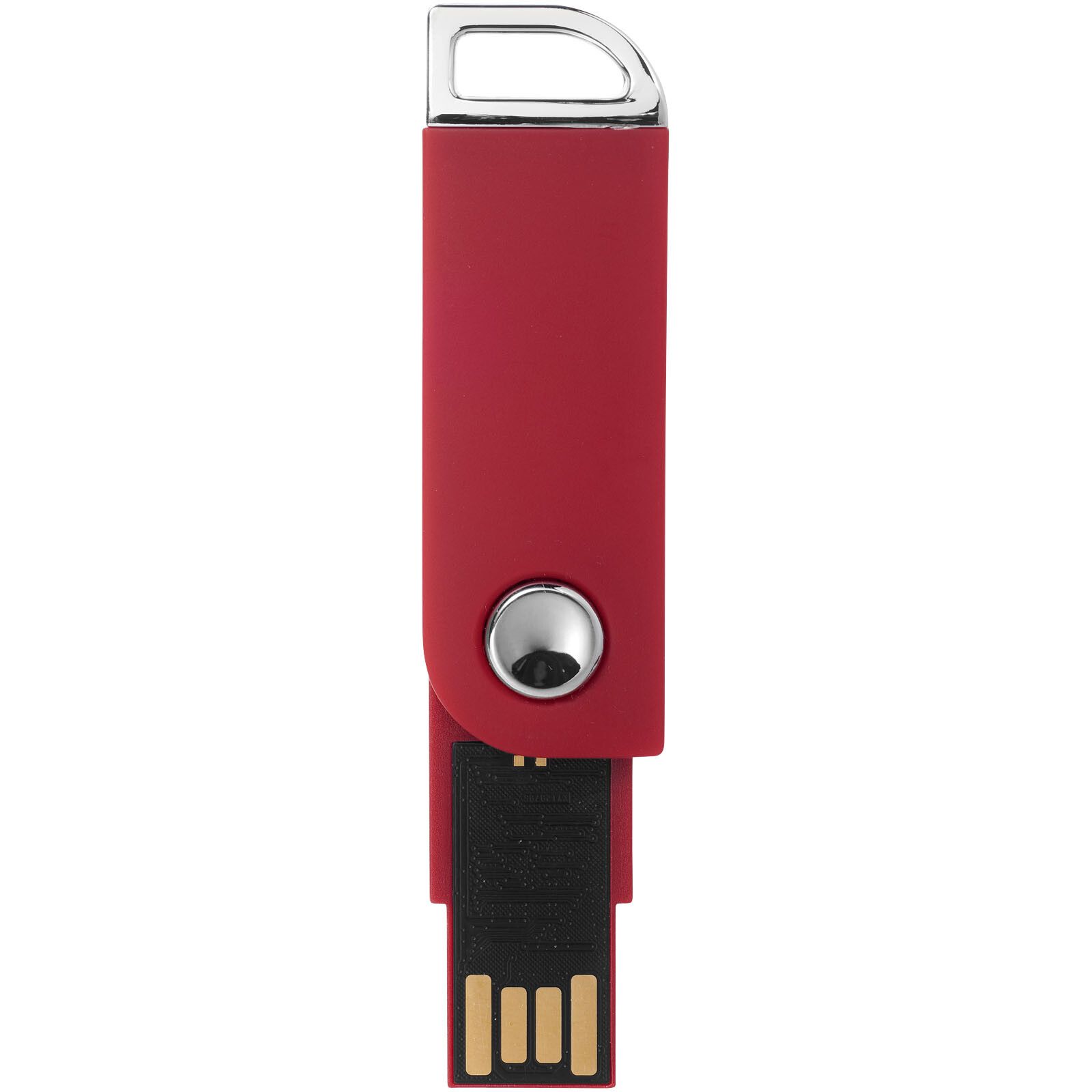 Swivel Rectangular USB-Stick - rot - 2 GB-210