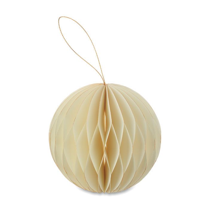 Faltbarer Papier-hänger HARMOBAUBLE - beige-639