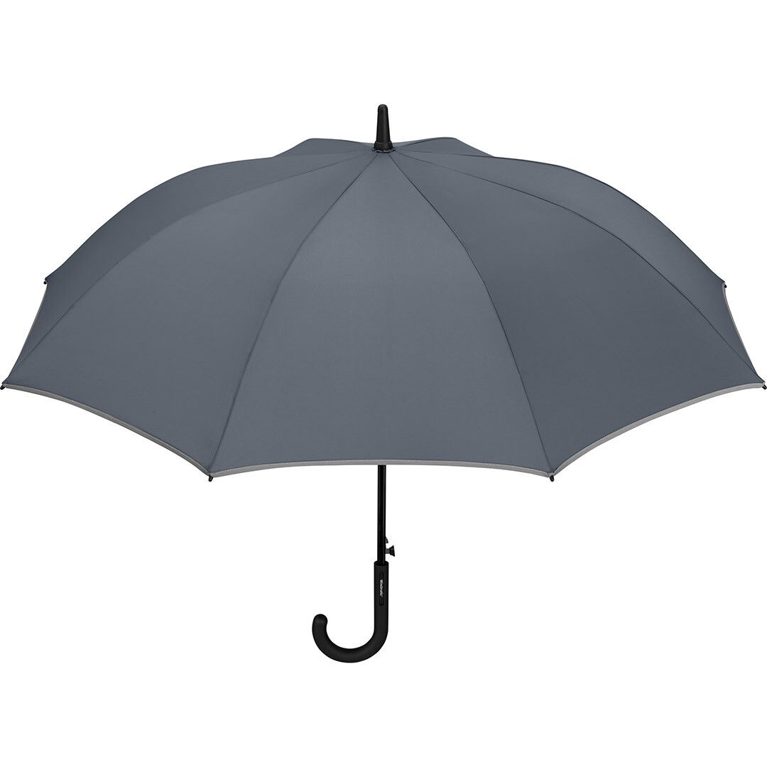 AC-Midsize-Stockschirm FARE® Windmatic® mit waterSAVE® Bezug Ø115 cm - grau-720