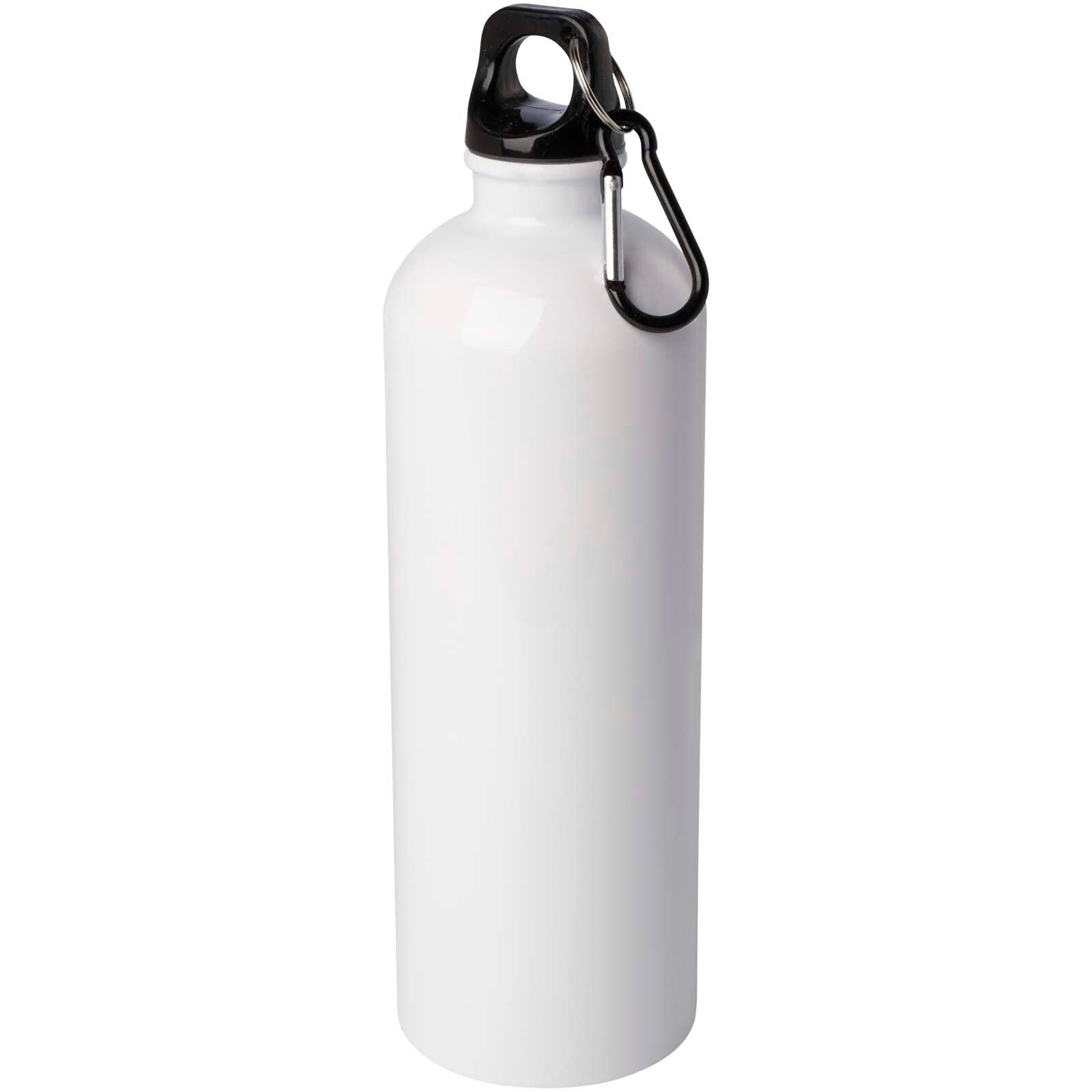 Oregon 750 ml RCS-zertifizierte, einwandige Trinkflasche aus Edelstahl mit Karabinerhaken - weiss-616