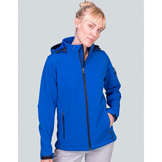 Women´s Hooded Soft-Shell Jacket - black-513