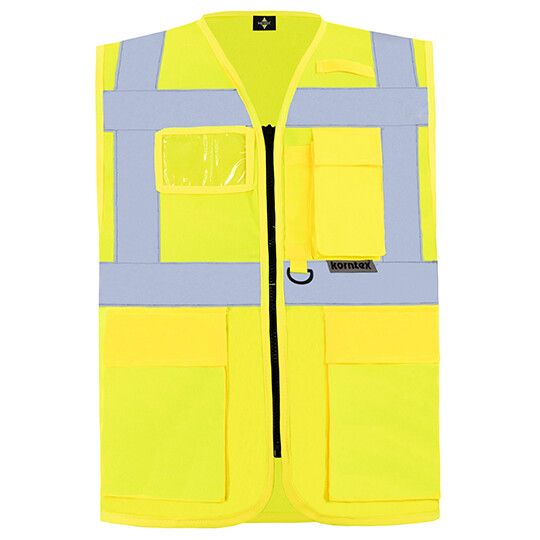 Executive Multifunctional Safety Vest Berlin - signal yellow-621