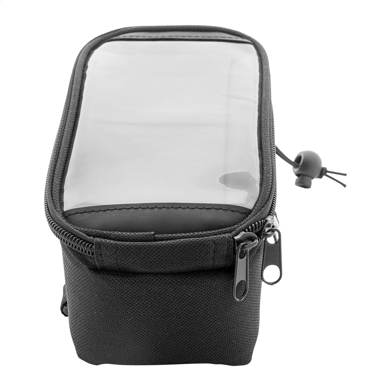 Velofon RPET-Fahrrad-Handyhaltertasche - schwarz-837