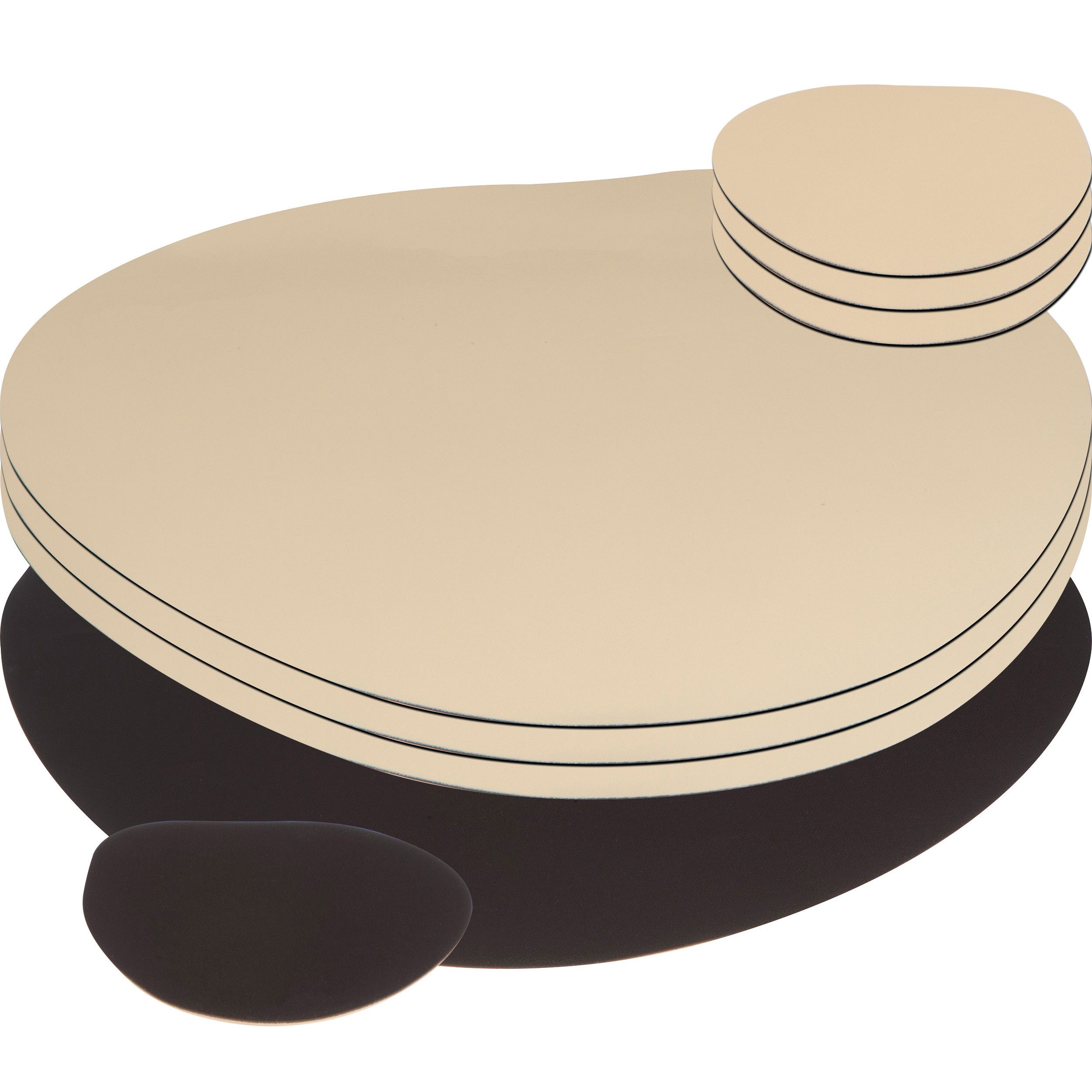 8 teiliges Platzset - braun-352