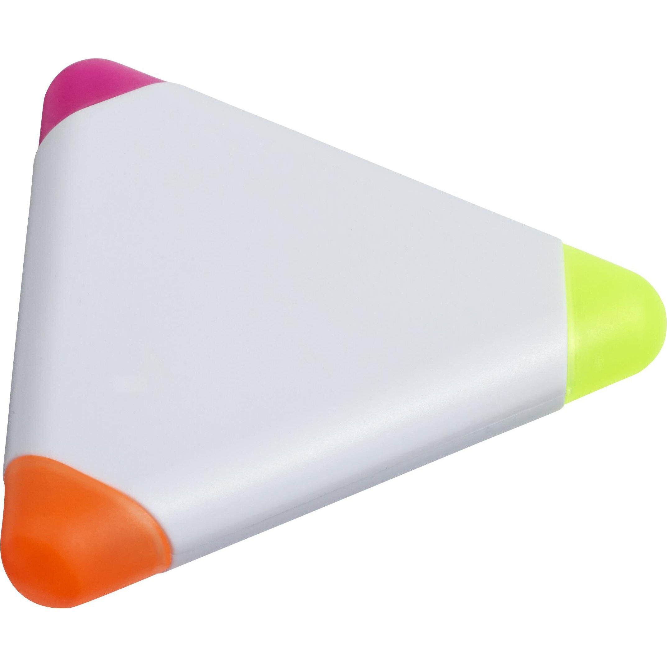 Textmarker aus Kunststoff Mica - weiß-209