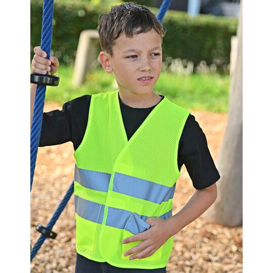 Mesh Safety Vest for Children Korfu - neon green-881