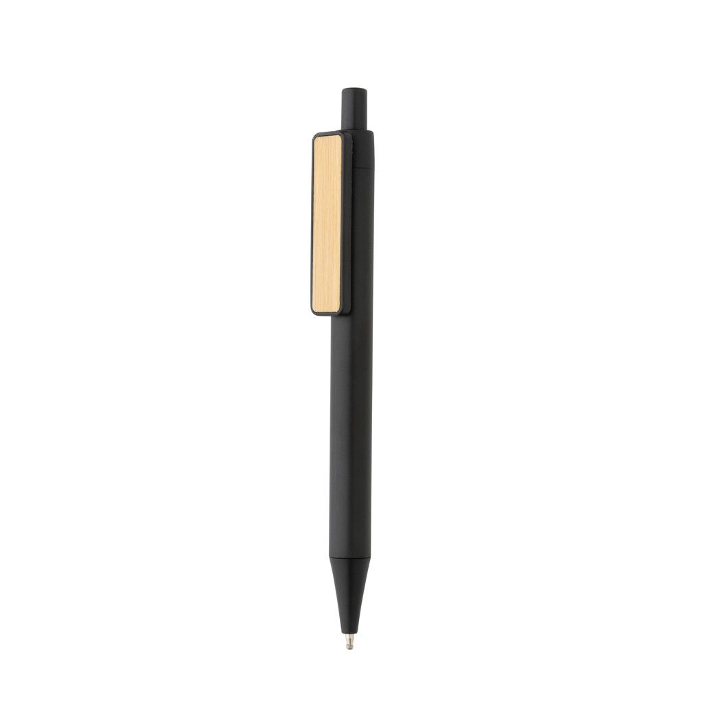 GRS rABS Stift mit Bambus-Clip - schwarz-958