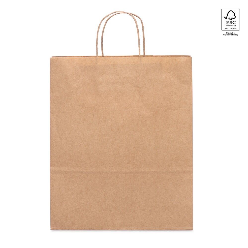 TAYLA Tragetasche aus Kraftpapier (115 g/m²) - natur-477
