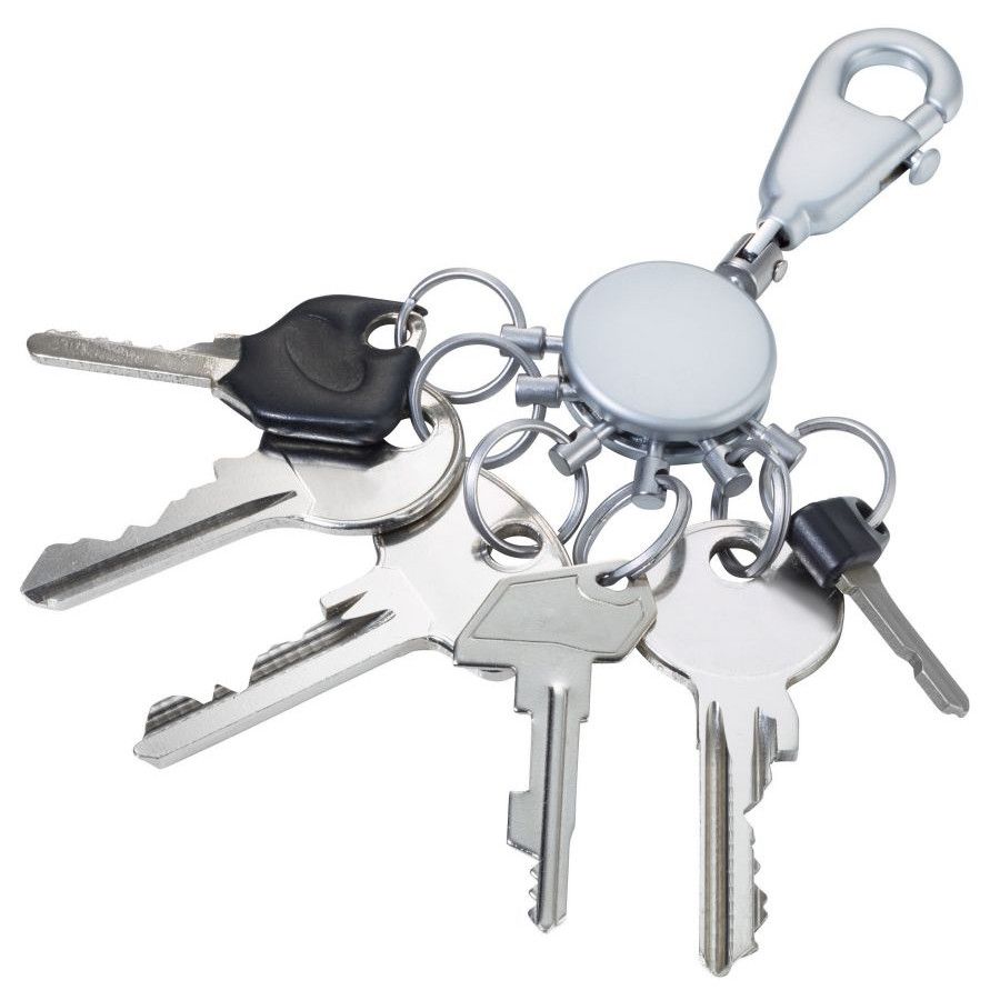 Troika Schlüsselanhänger PATENT - silber-127