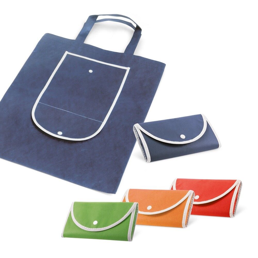 ARLON Faltbare Einkaufstasche aus Non-woven (80 g/m²) - hellgrün-773