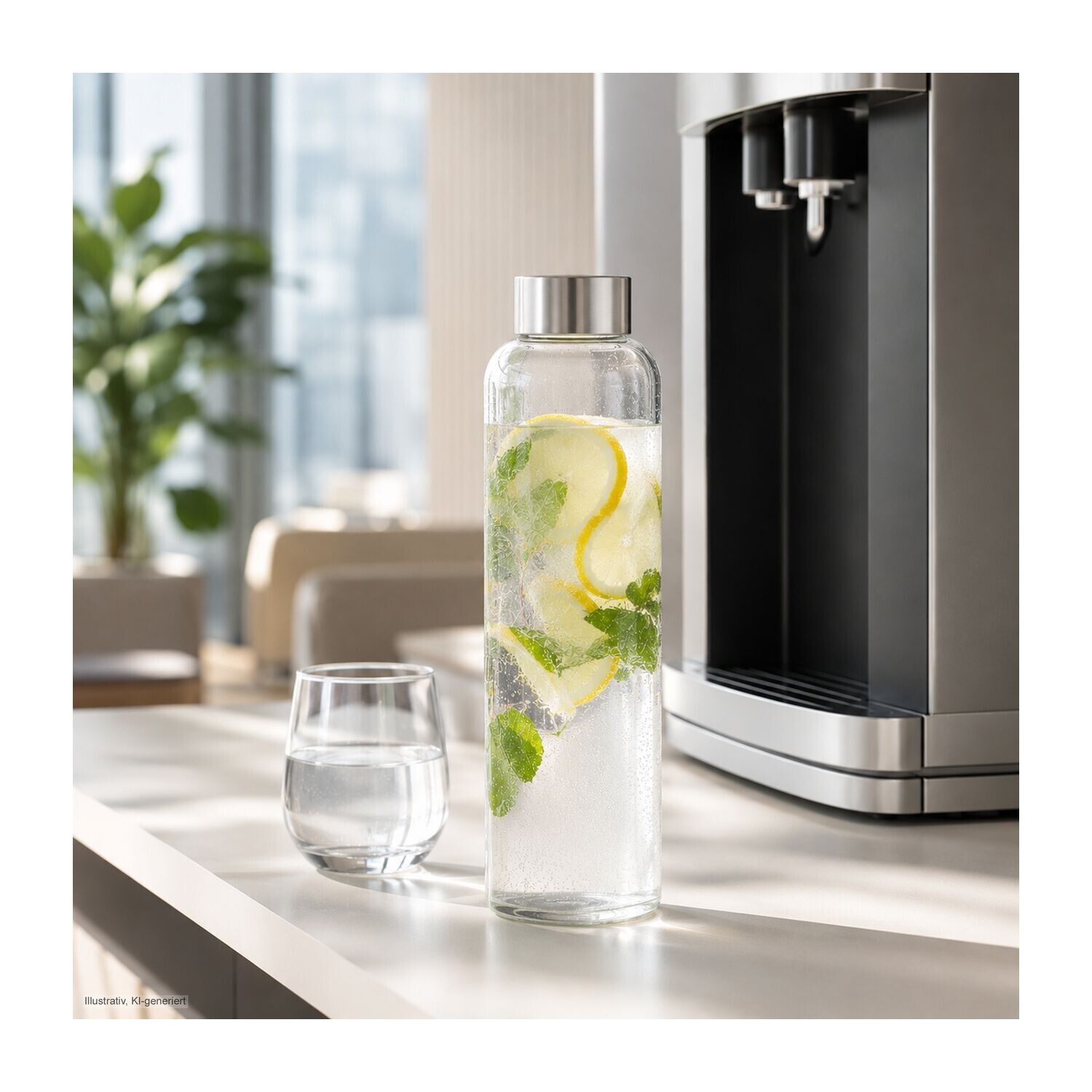 ROMINOX® Glaskaraffe Pura 500 ml, auch für Kohlensäure geeignet-458