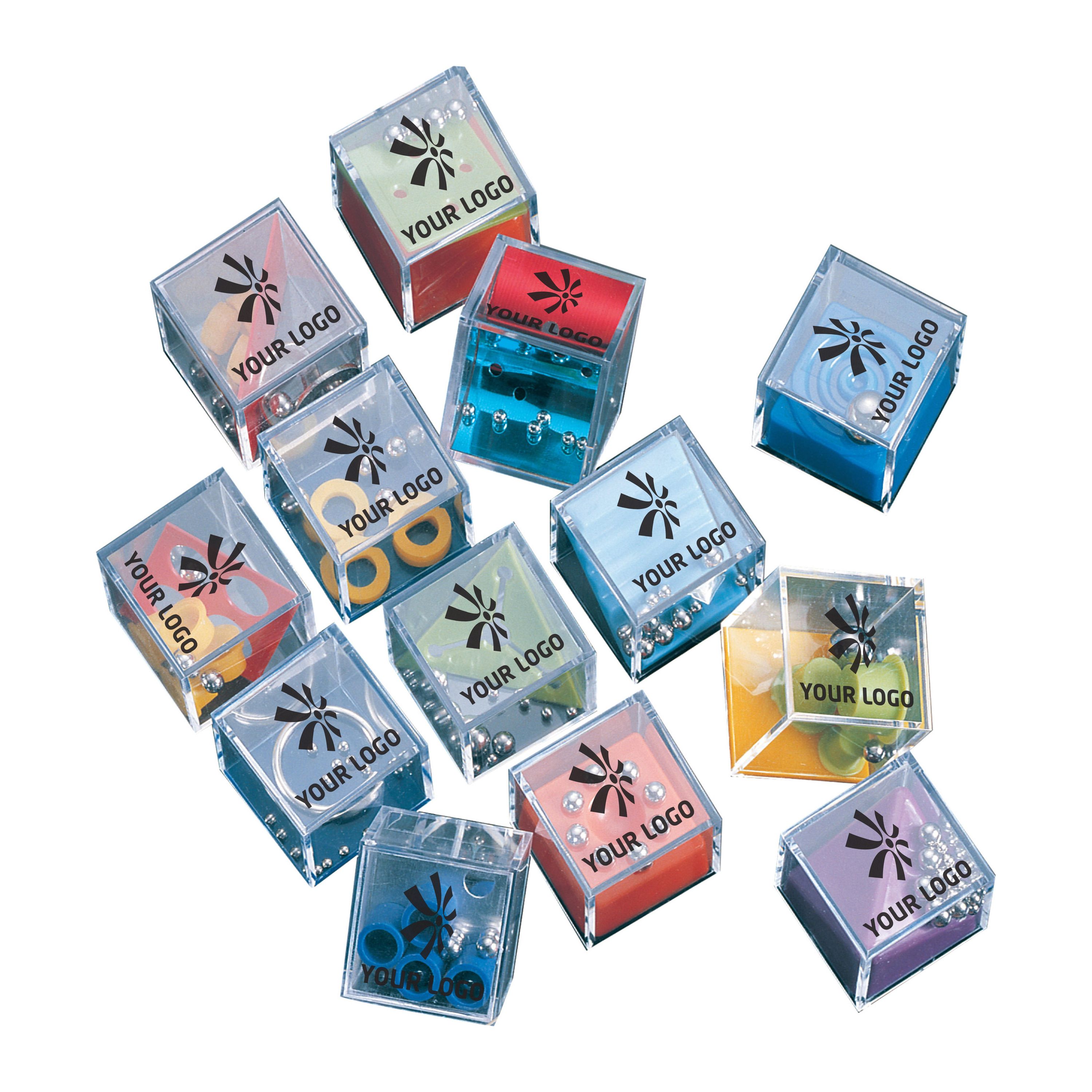 Geduldsspiel-Set aus Kunststoff Leslie - custom - multicolor-779