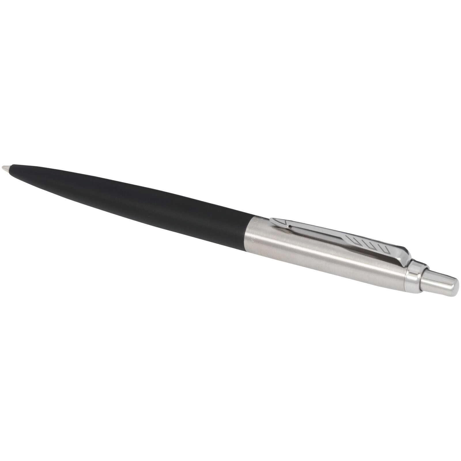 Parker Jotter XL matt mit Kugelschreiber mit Chromverzierung (blaue Mine) - schwarz-764