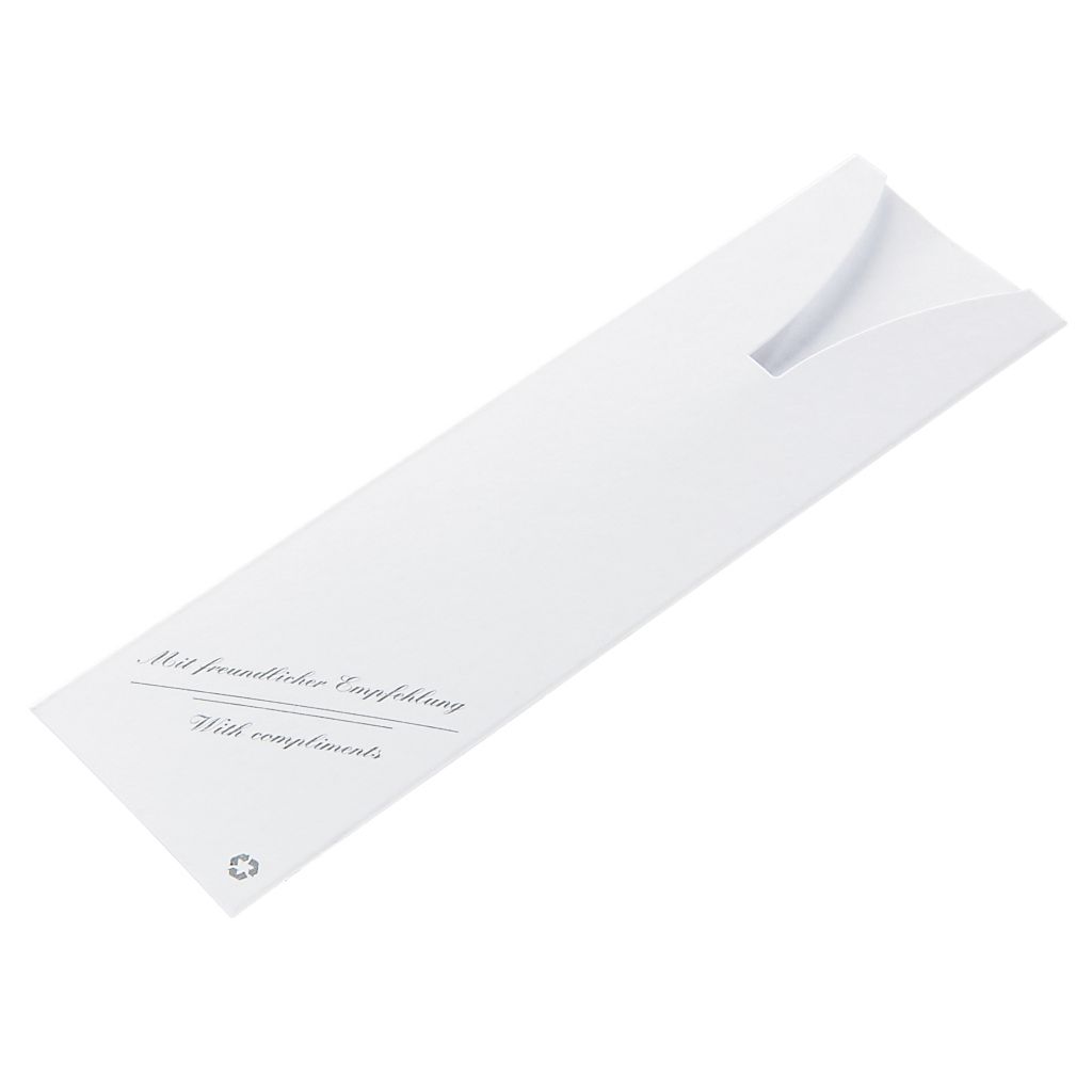 Pappstecketui Etui - weiss-452