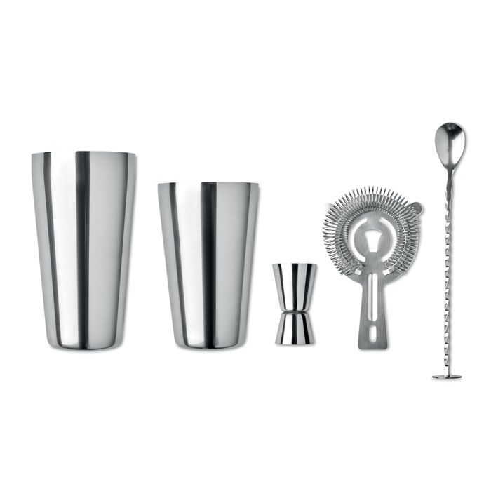 Cocktail-Set 750 ml BOSTON - silber glänzend-457