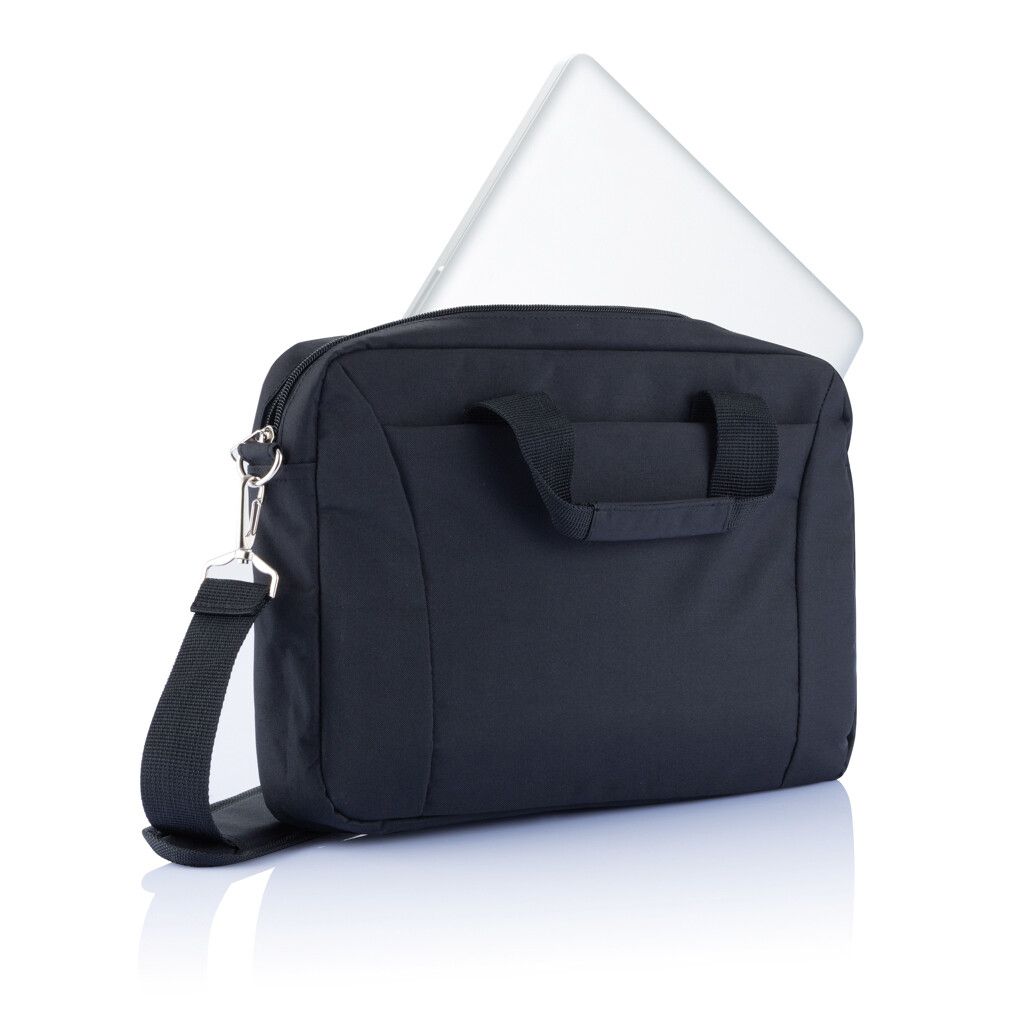 15,4” Messe Laptoptasche, PVC-frei - schwarz-730