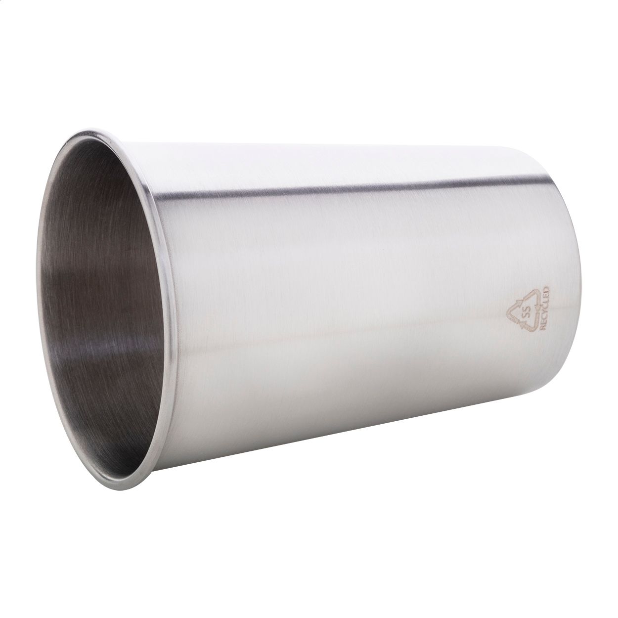 Redisha Mono Becher aus recyceltem Edelstahl, 350 ml - silber-595