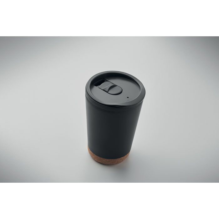 Doppelwandiger Becher 300 ml CO - schwarz-393