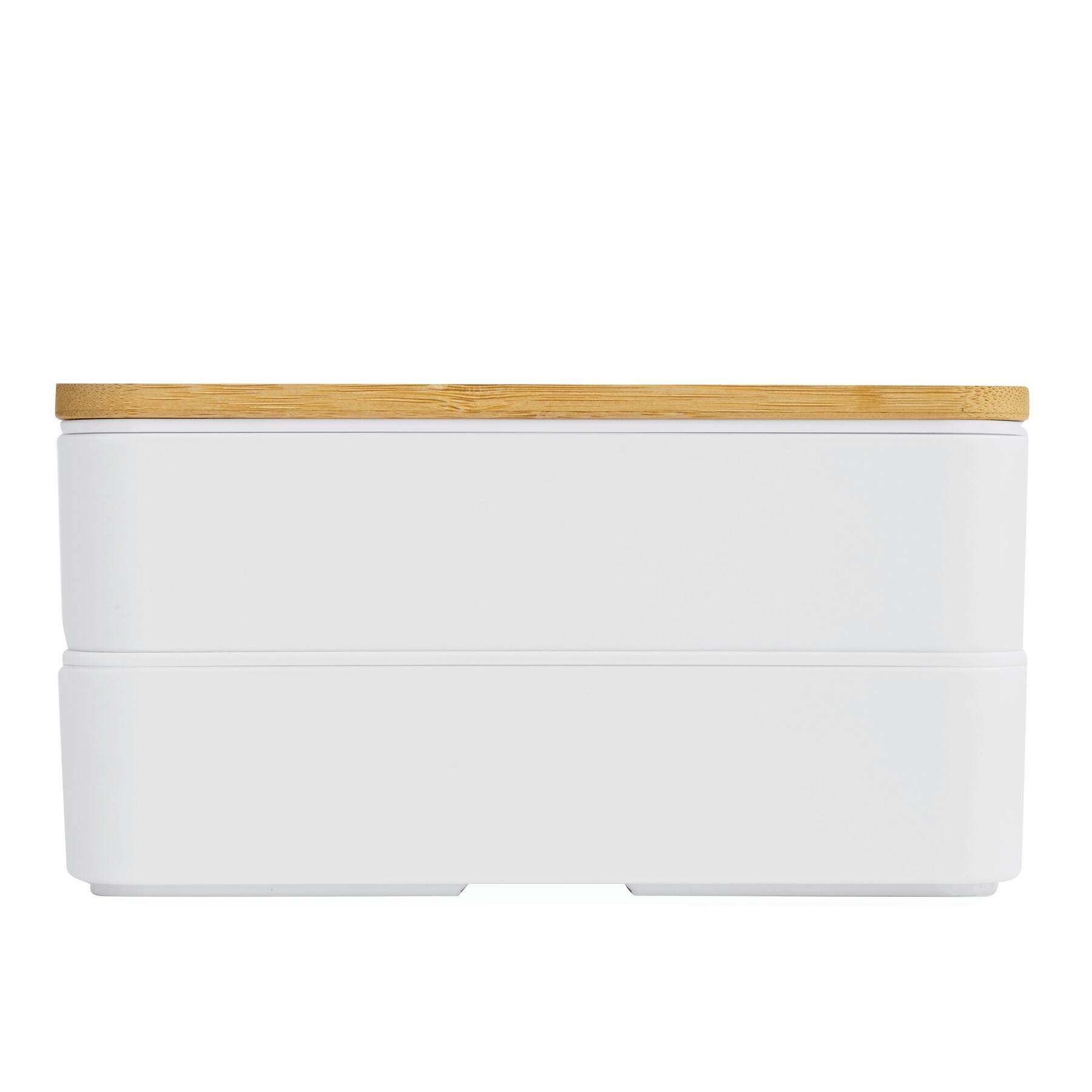 Lunchbox DOUBLE LEVEL - weiß-743