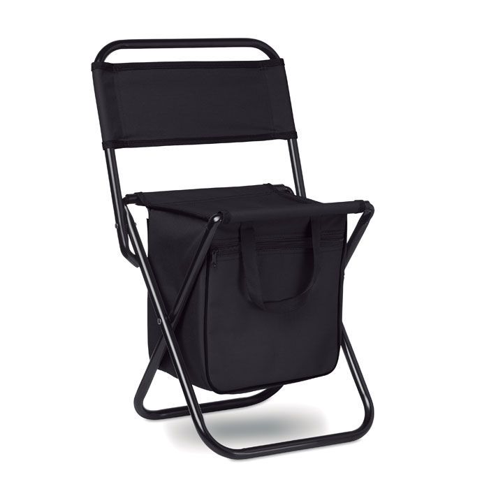 Klappstuhl mit Kühltasche SIT & DRINK - schwarz-732