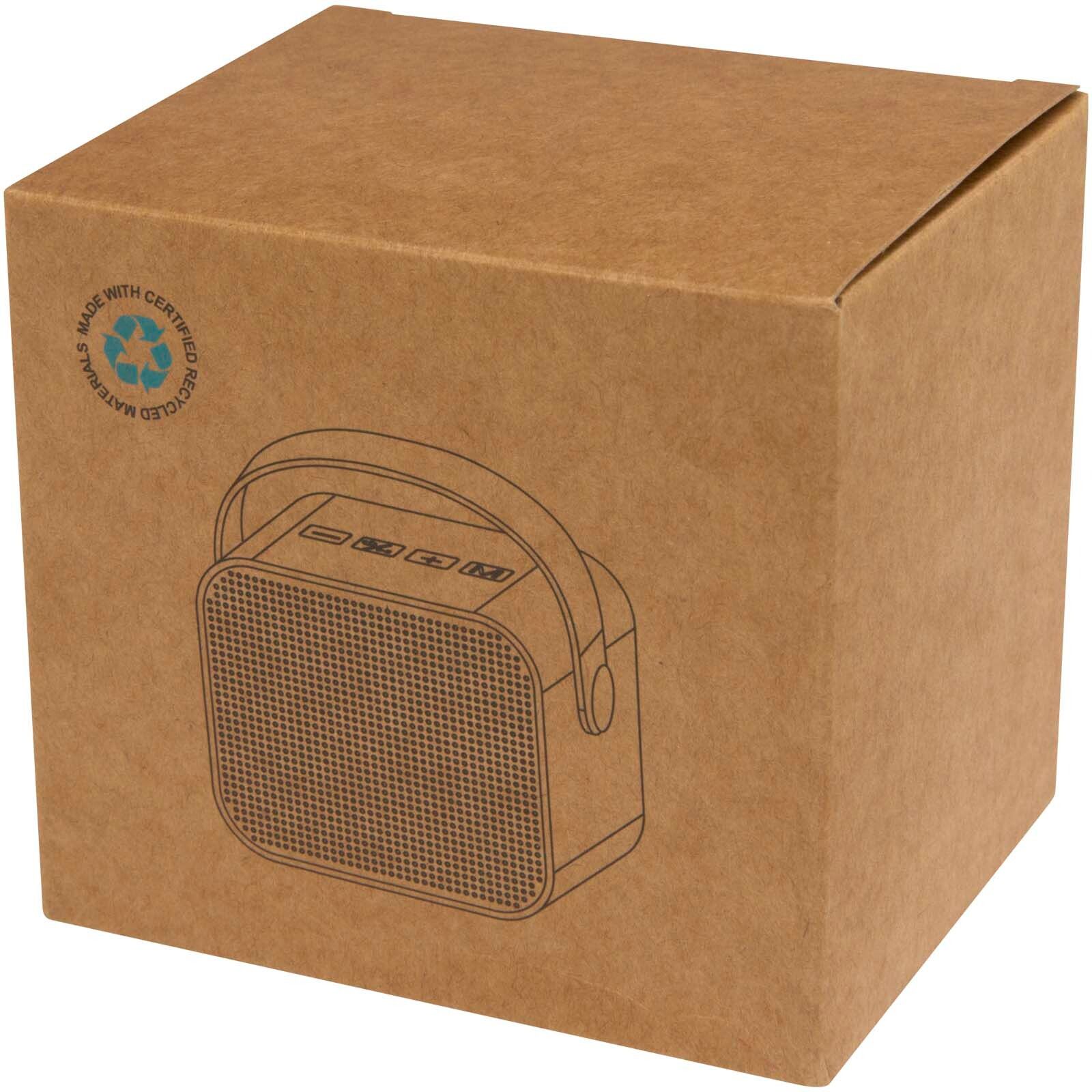 Diya 3W kabelloser Lautsprecher aus recyceltem Kunststoff - schwarz-709
