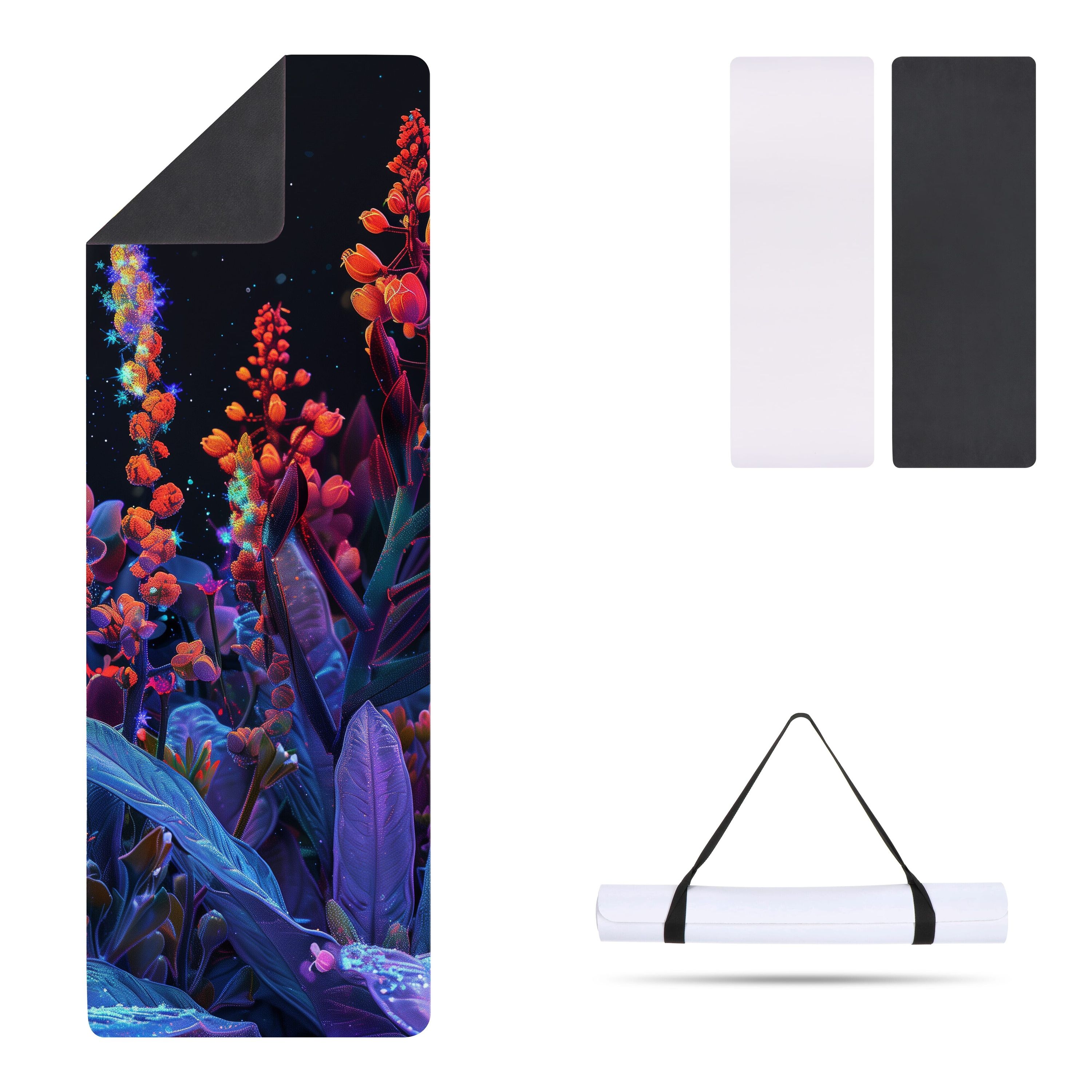 Yogamatte Sublimation 61 x 173 cm - weiss-224