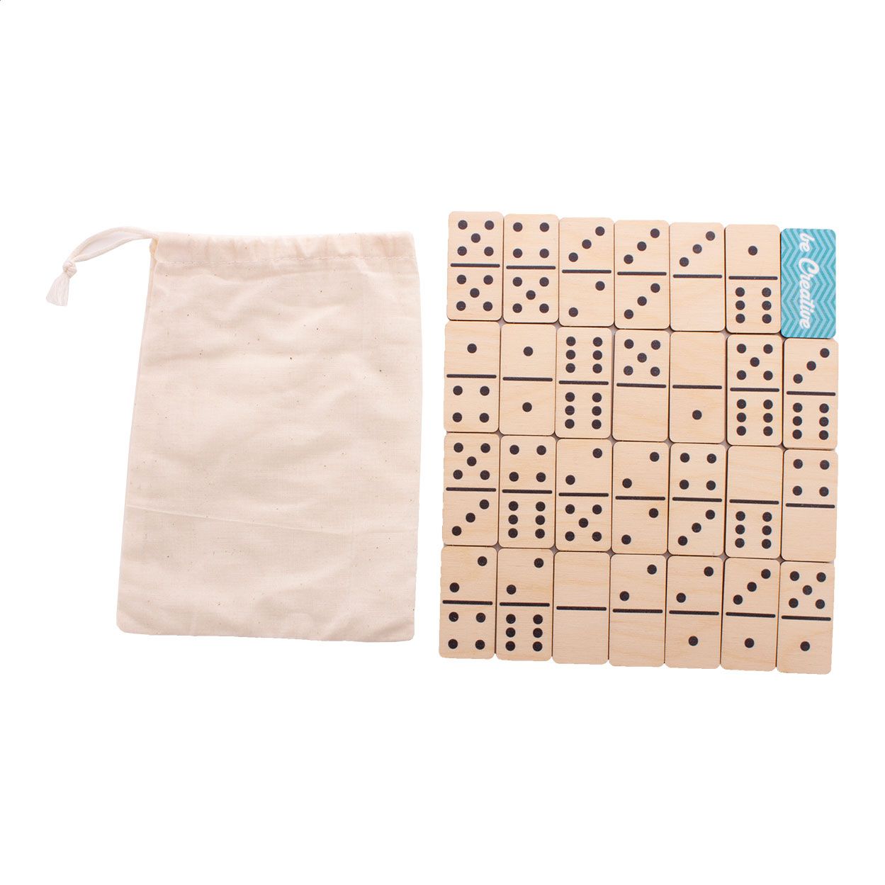 Individuelles Domino-Spiel Maltese - natur-198