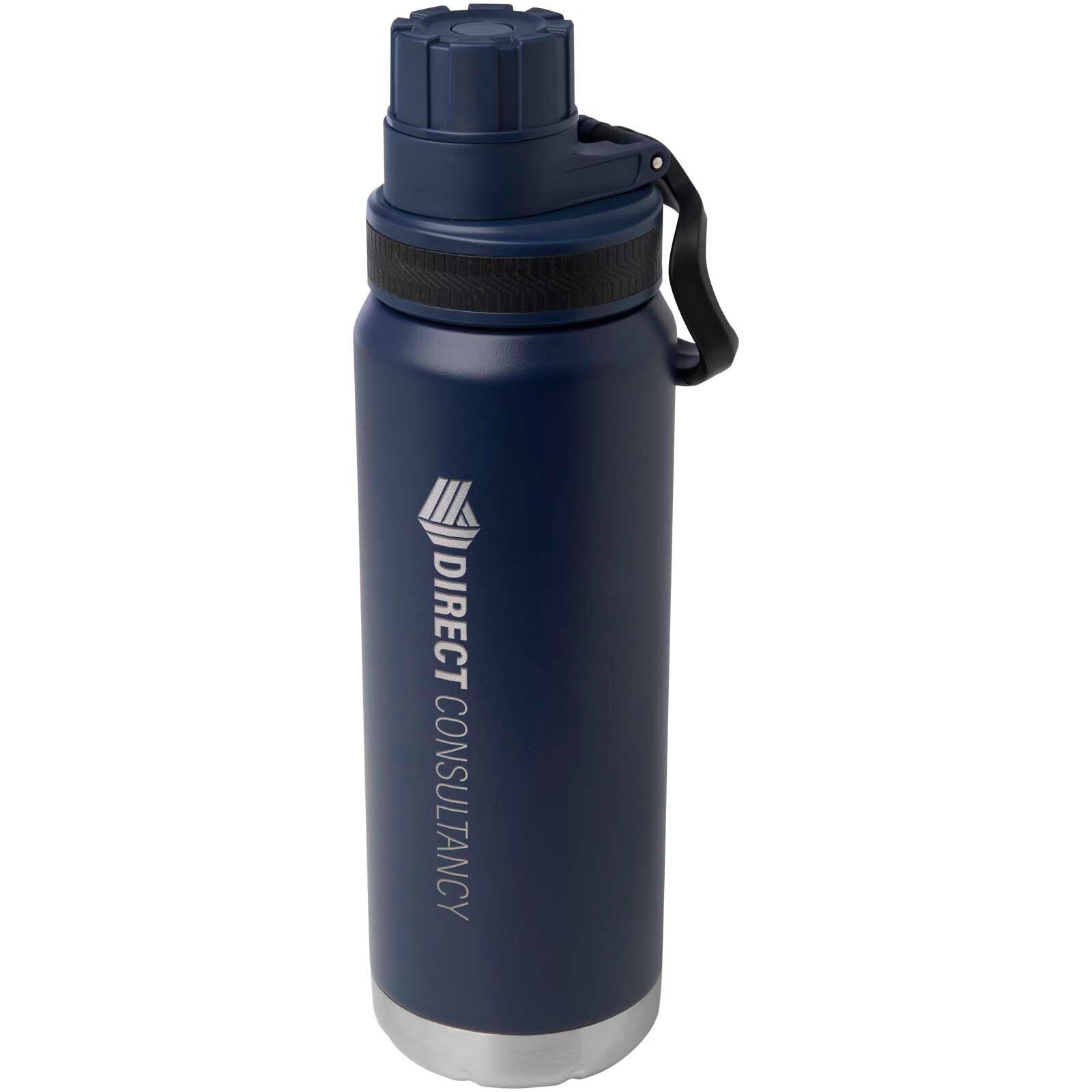 Fortis 700 ml RCS-zertifizierte Kupfer-Vakuum Isolierflasche aus recyceltem Edelstahl (Kohlensäure geeignet) - navy-483