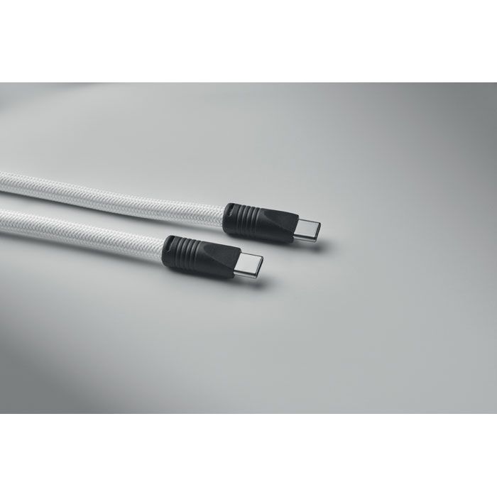 60W Lanyard-Ladekabel COCHARGE - weiß-482