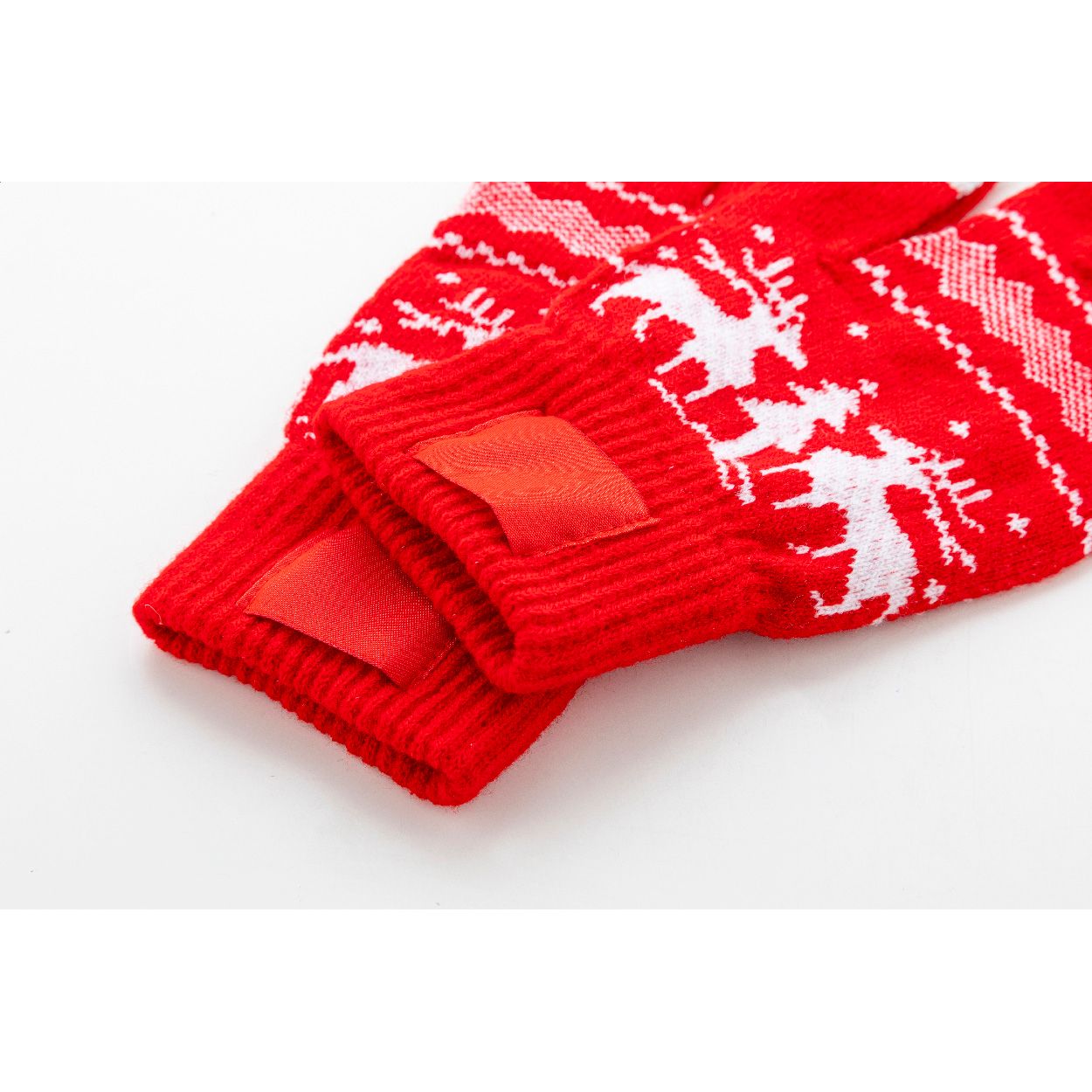 Skandihand Weihnachtliche Touchscreen-Handschuhe - rot-812