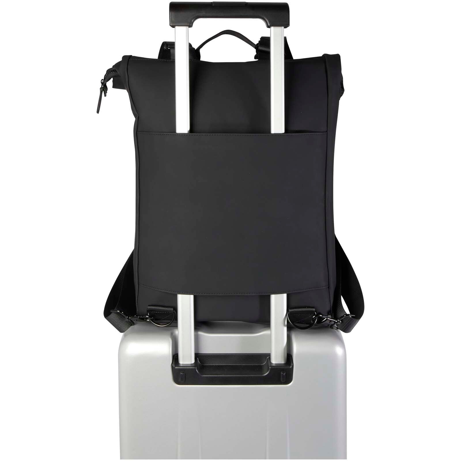 Turner 15,6" GRS-recycelter Rolltop Laptop-Rucksack 12 L - schwarz-62