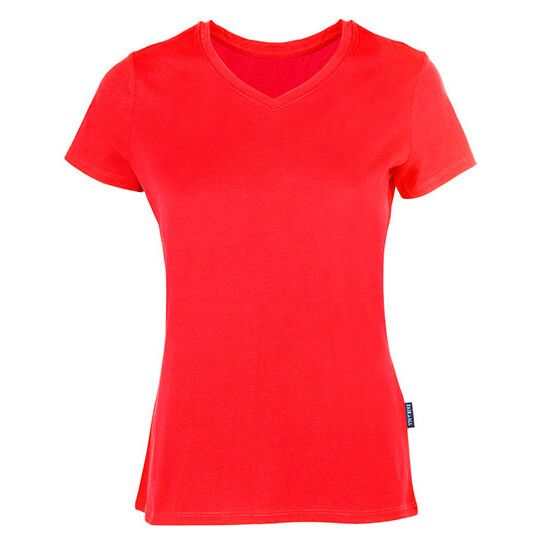 Women´s Luxury V-Neck Tees - red-630