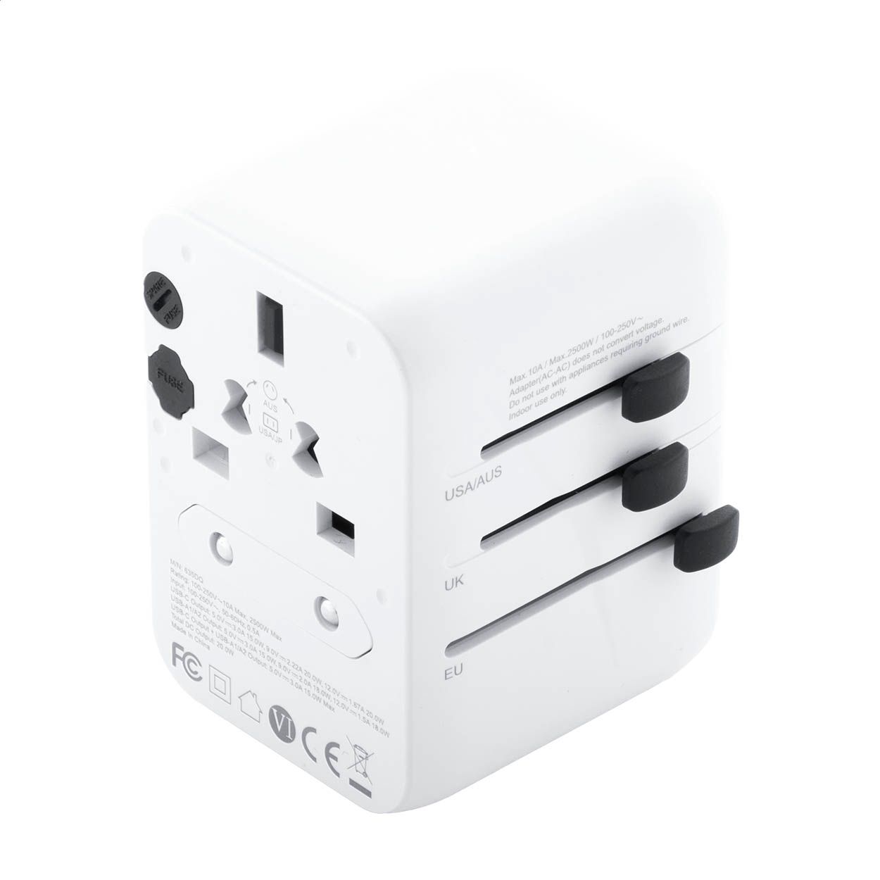 Jetsetter Plus Reiseadapter - weiß-699
